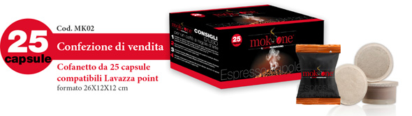 cofanetto 25 capsule compatibili lavazza point